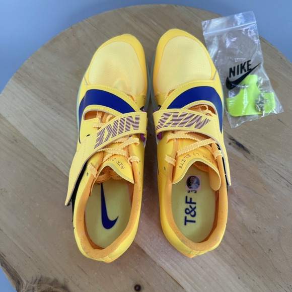 Nike Long Jump Elite Mens Size 8 Citron Pulse Indigo Burst Yellow LJ Track Field main image 7